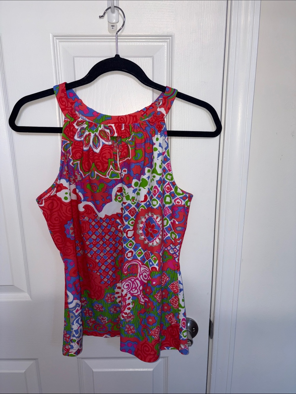 Jude Connally Multicolor Printed Halter Tank
